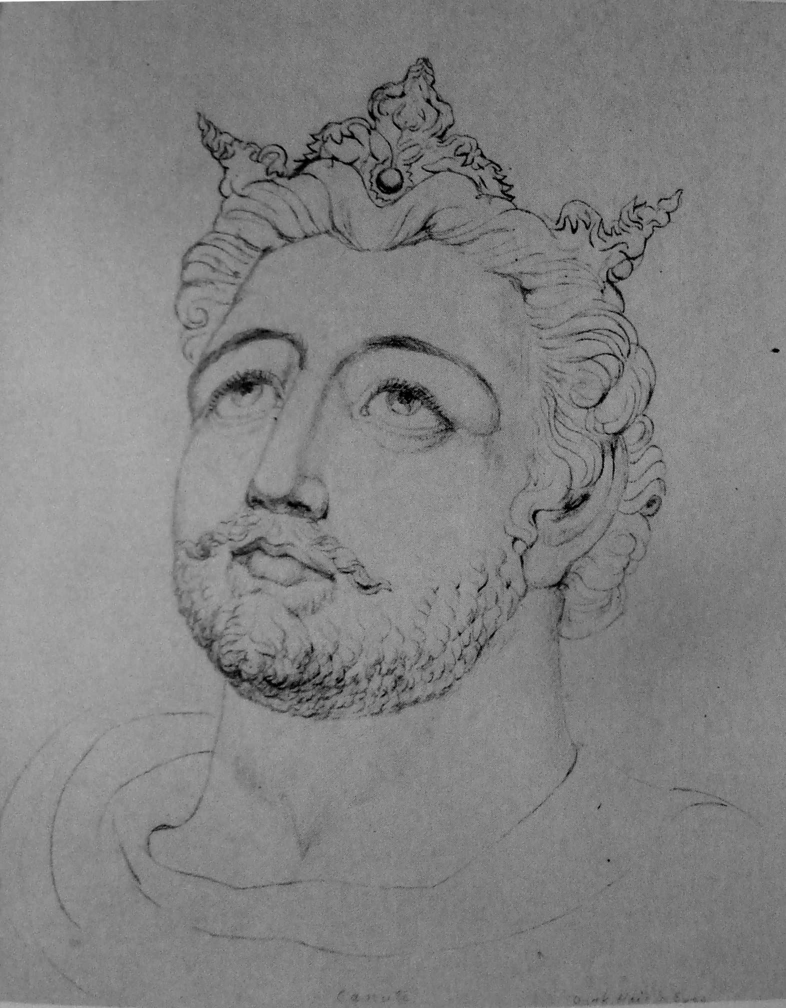 William Blake - Canute, Butlin 721 c 1819-20 258x203mm -National Gallery of Art, Washington DC