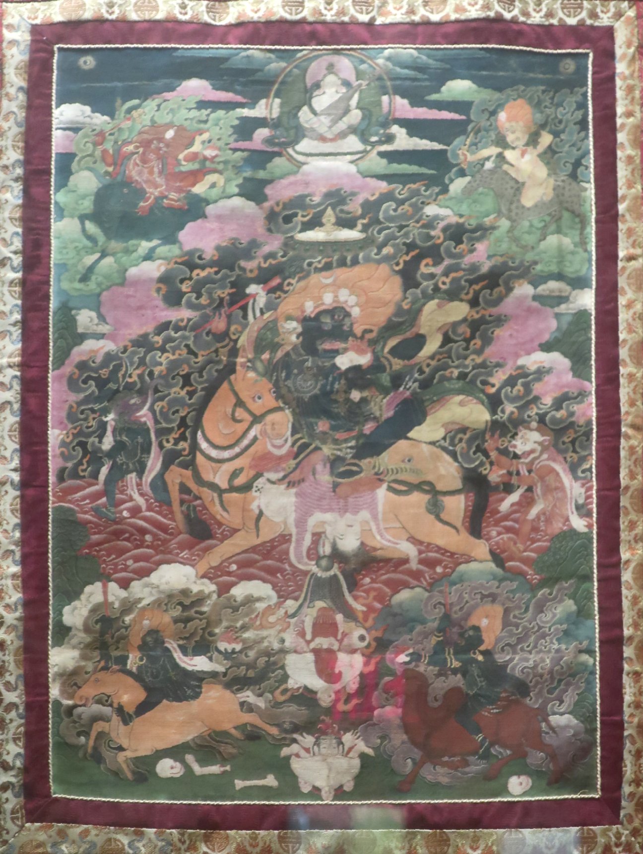 Thangka of Śridevī from Tibet, American Museum of Natural History
