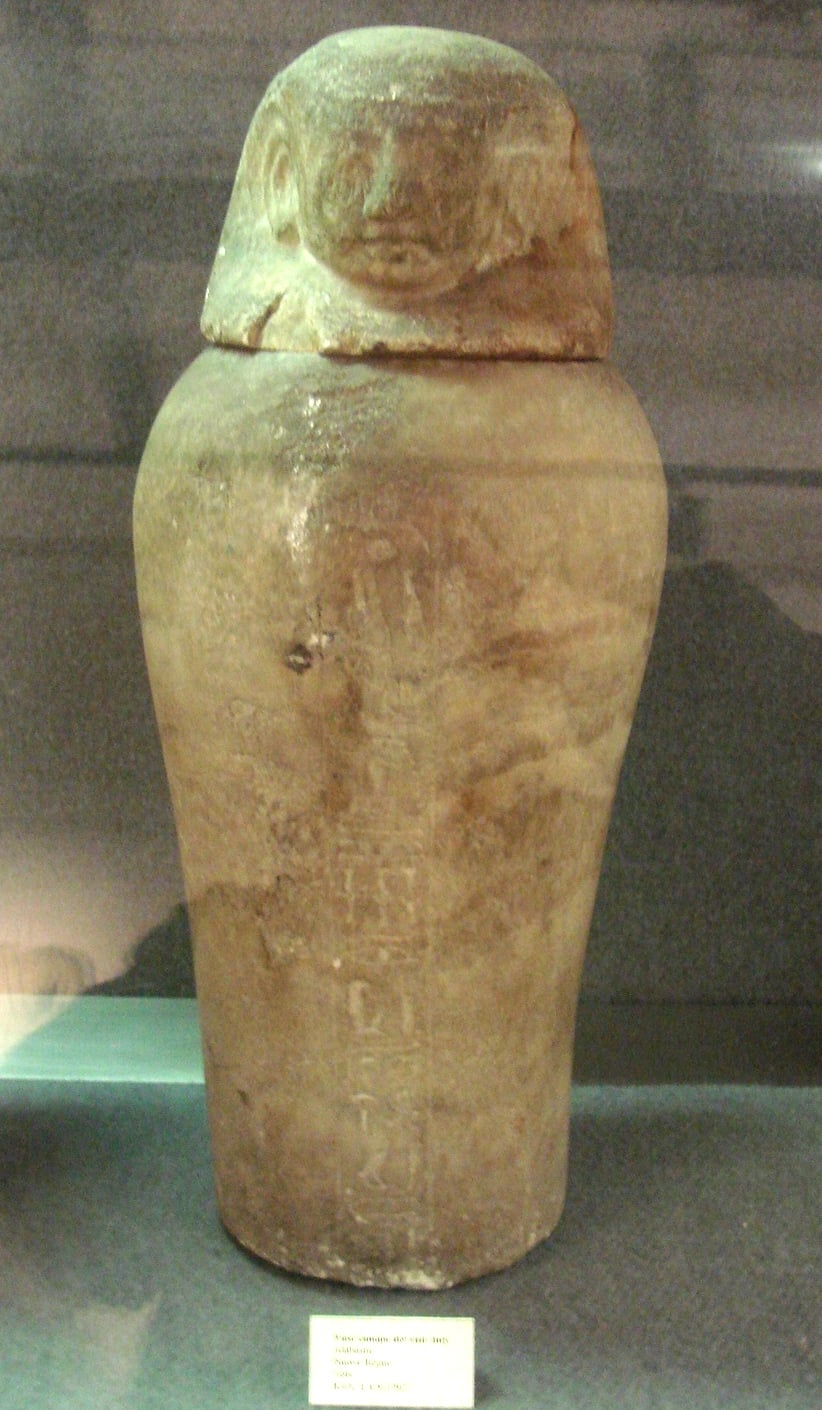 1895 - Milano - Museo egizio - Vasi canopi - Foto Giovanni Dall'Orto - 14-Feb-2008