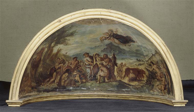 Orpheus Bringing Civilization to Barbarians