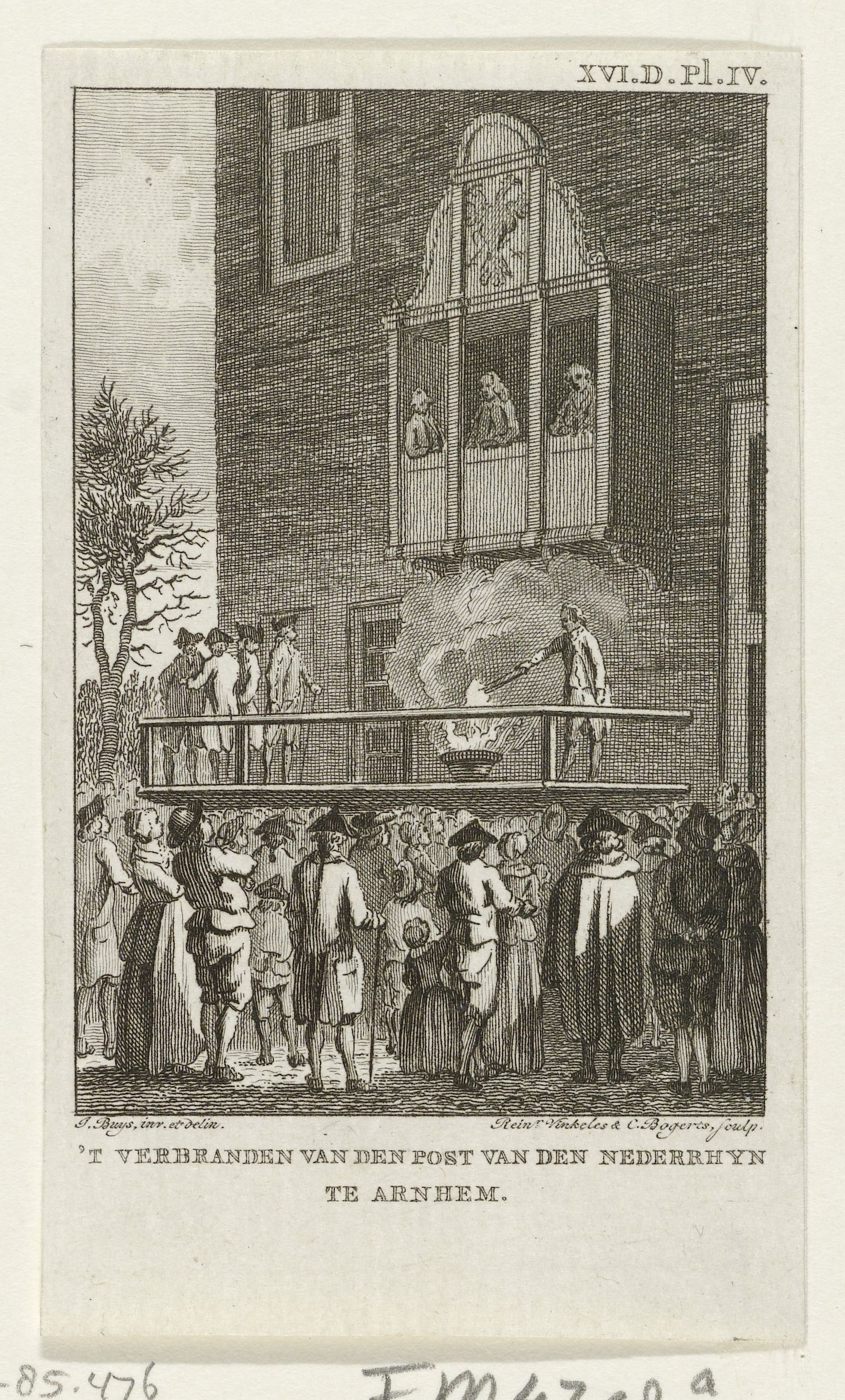 Burning of de Post van den Neder-Rhijn, 1786