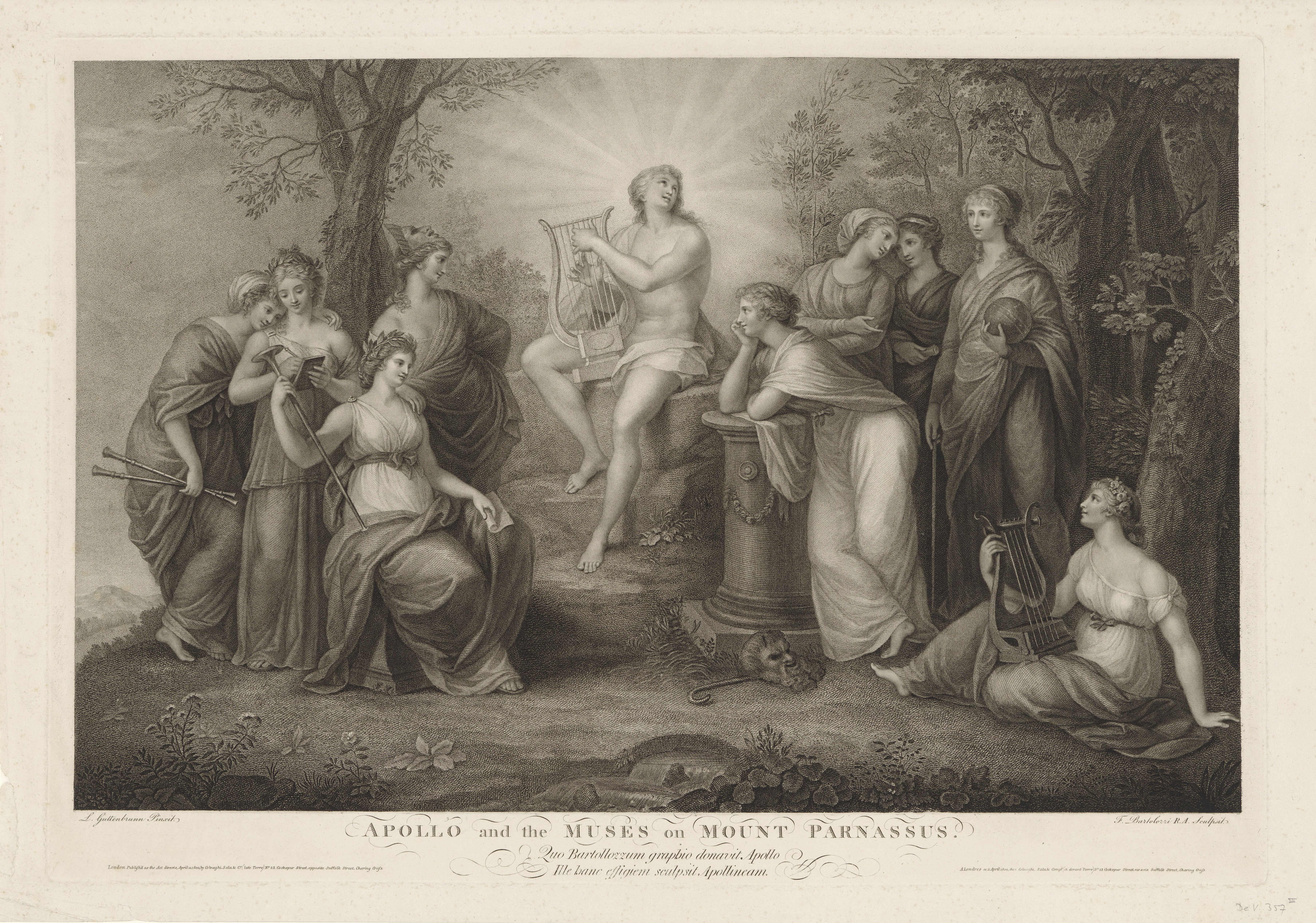 Apollo and the Muses on Mount Parnassus
