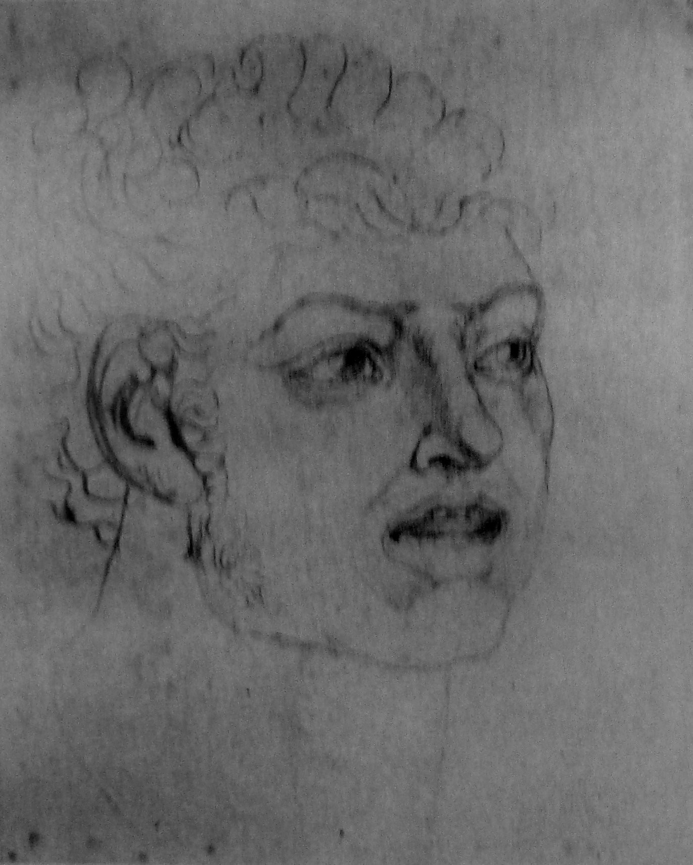 William Blake - Wat Tyler, Butlin 737, c1819, 242x103mm - Edwin Wolf 2nd, Philadelphia