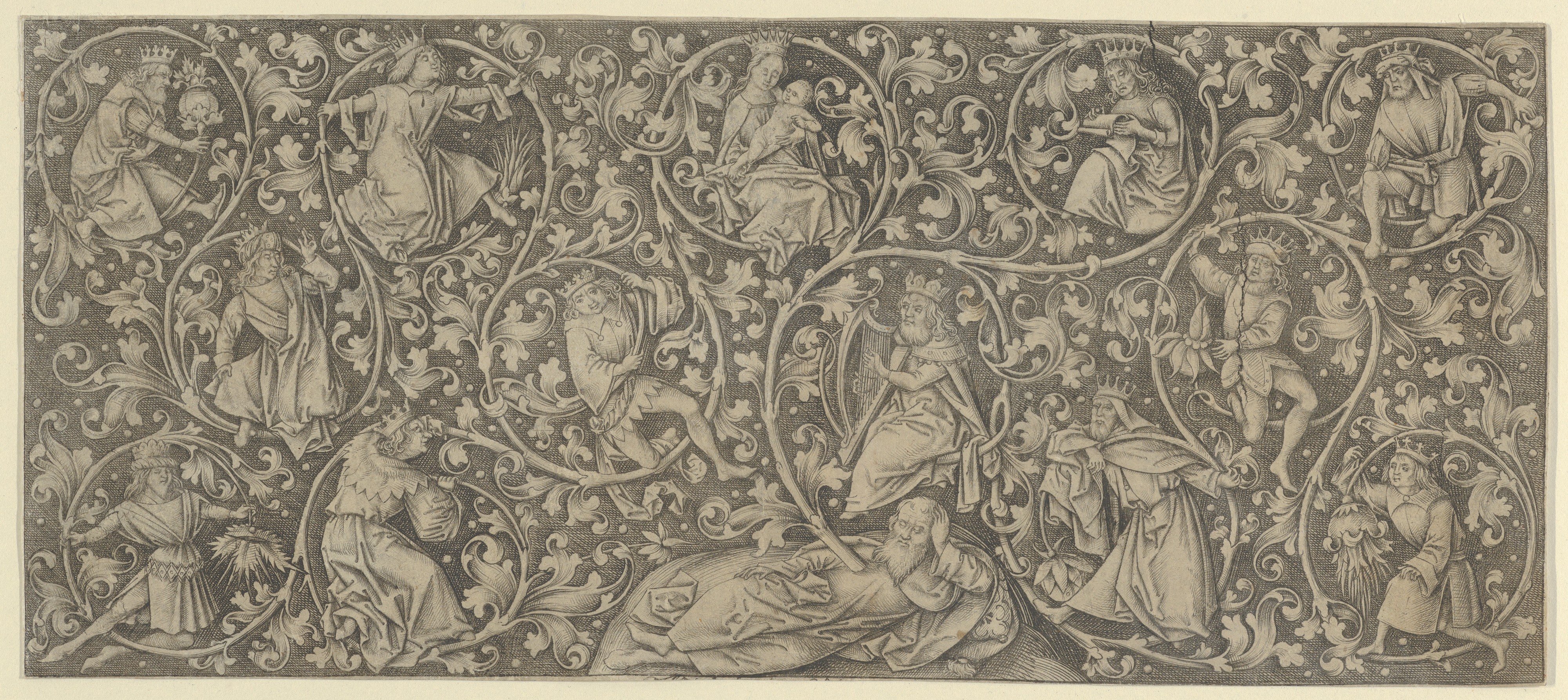 Ornamental Engraving with the Tree of Jesse
