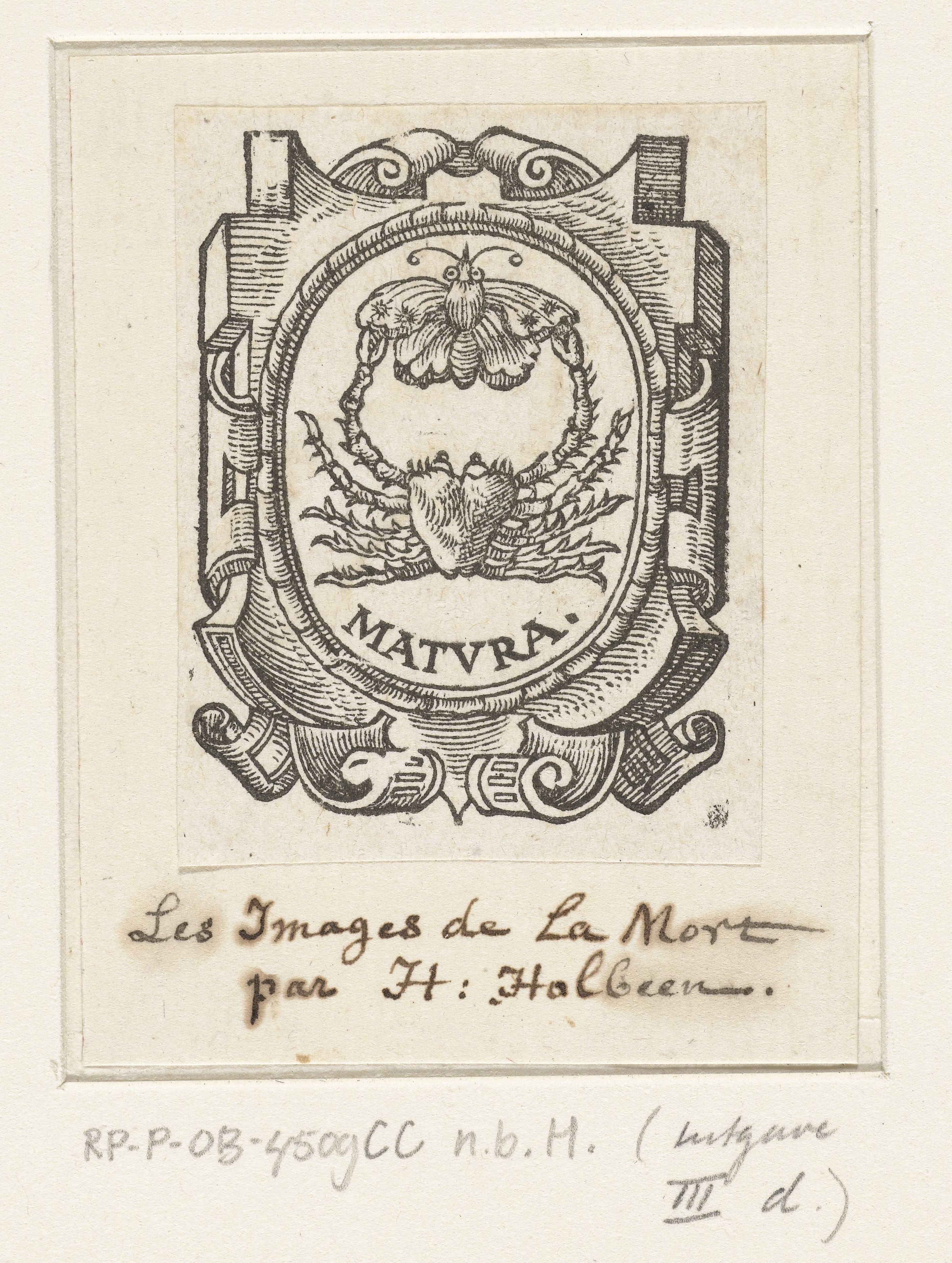 Emblem with Crab and Butterfly: Dance of Death