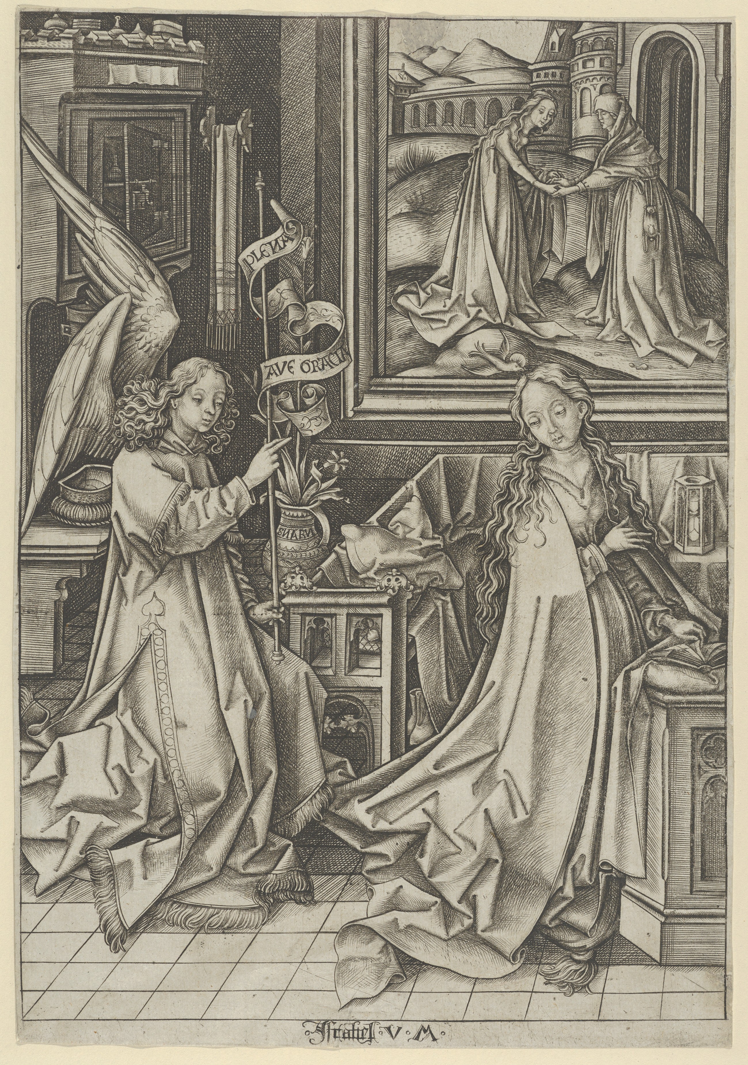 The Annunciation, from The Life of the Virgin