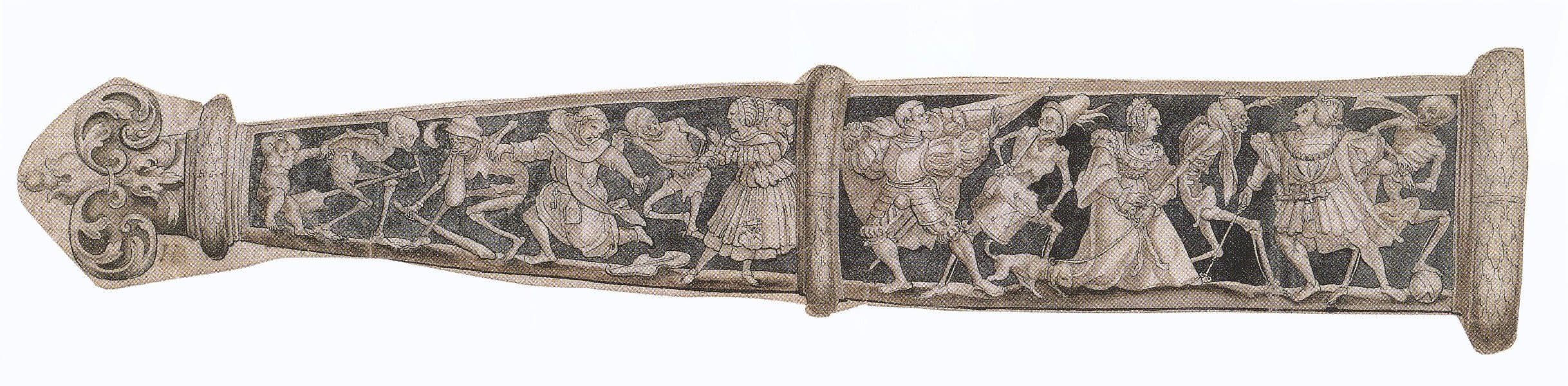Design for a Scabbard with the Dance of Death