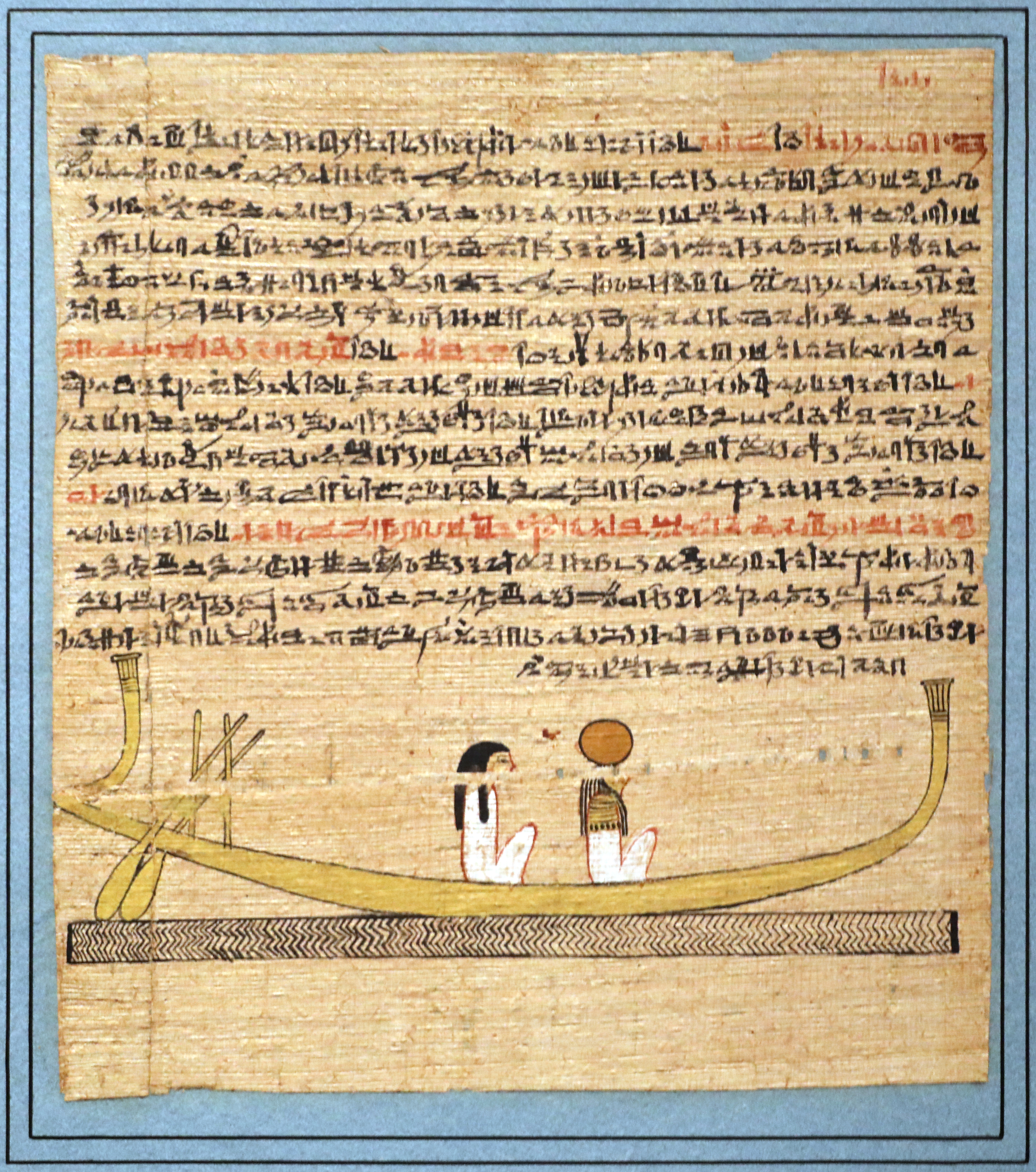 Egitto, libro dei morti di ankhesenaset, 1096-545 ac ca. (bnf)
