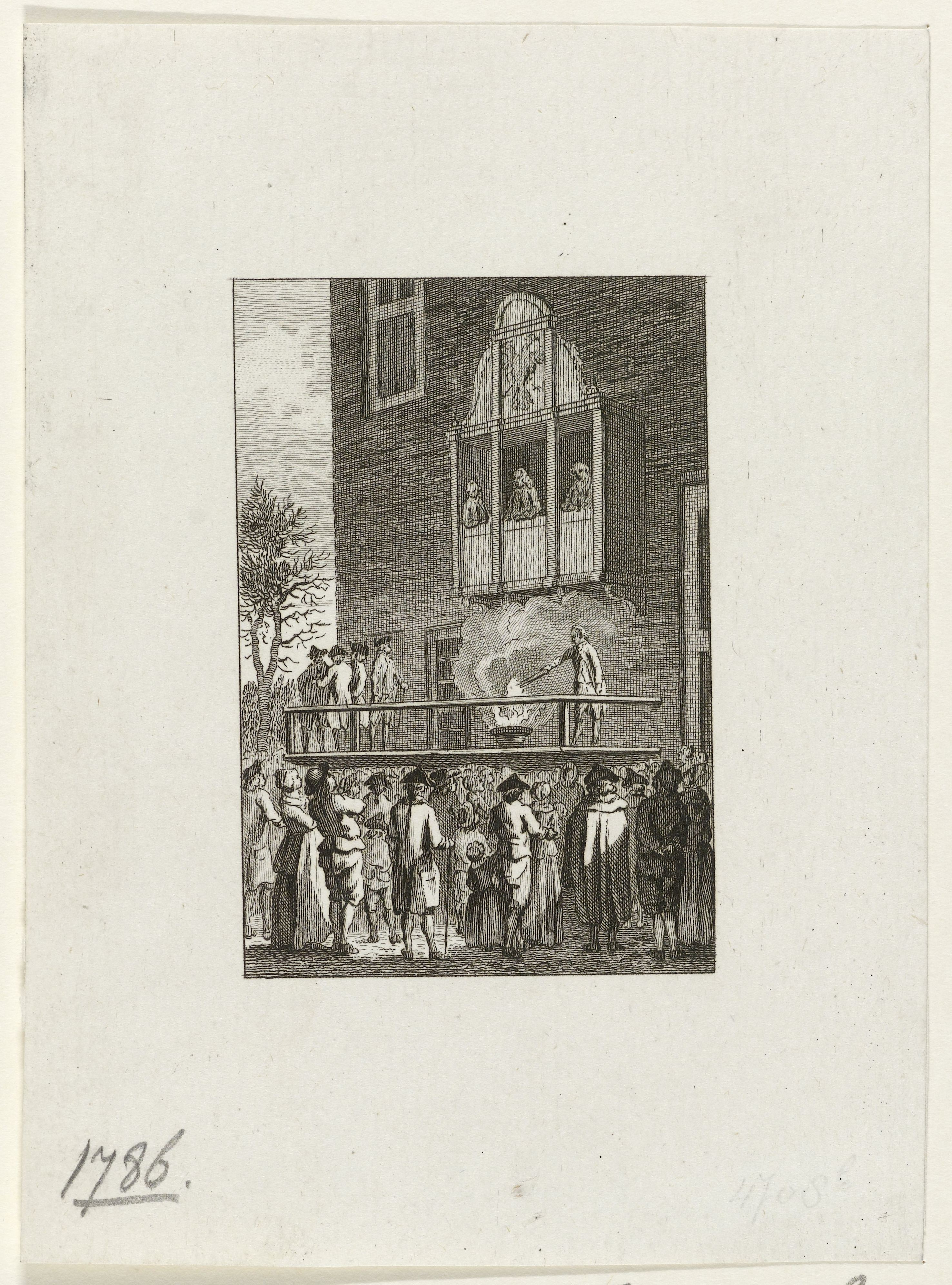 Verbranding van de Post van den Neder-Rhijn, 1786