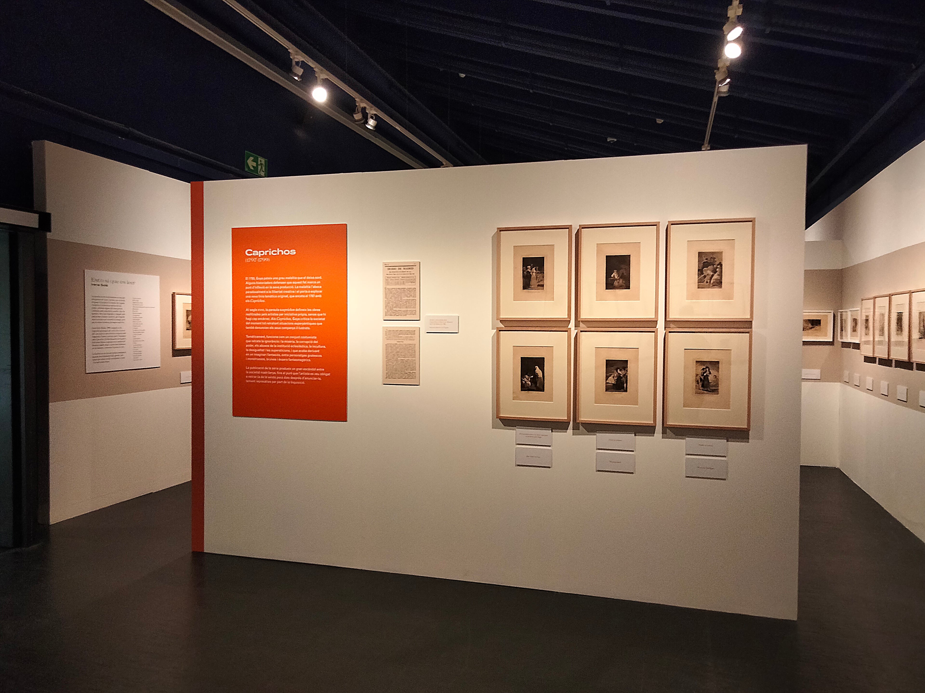 33 Monestir de Sant Cugat del Vallès, exposició Volaverunt, els gravats de Goya