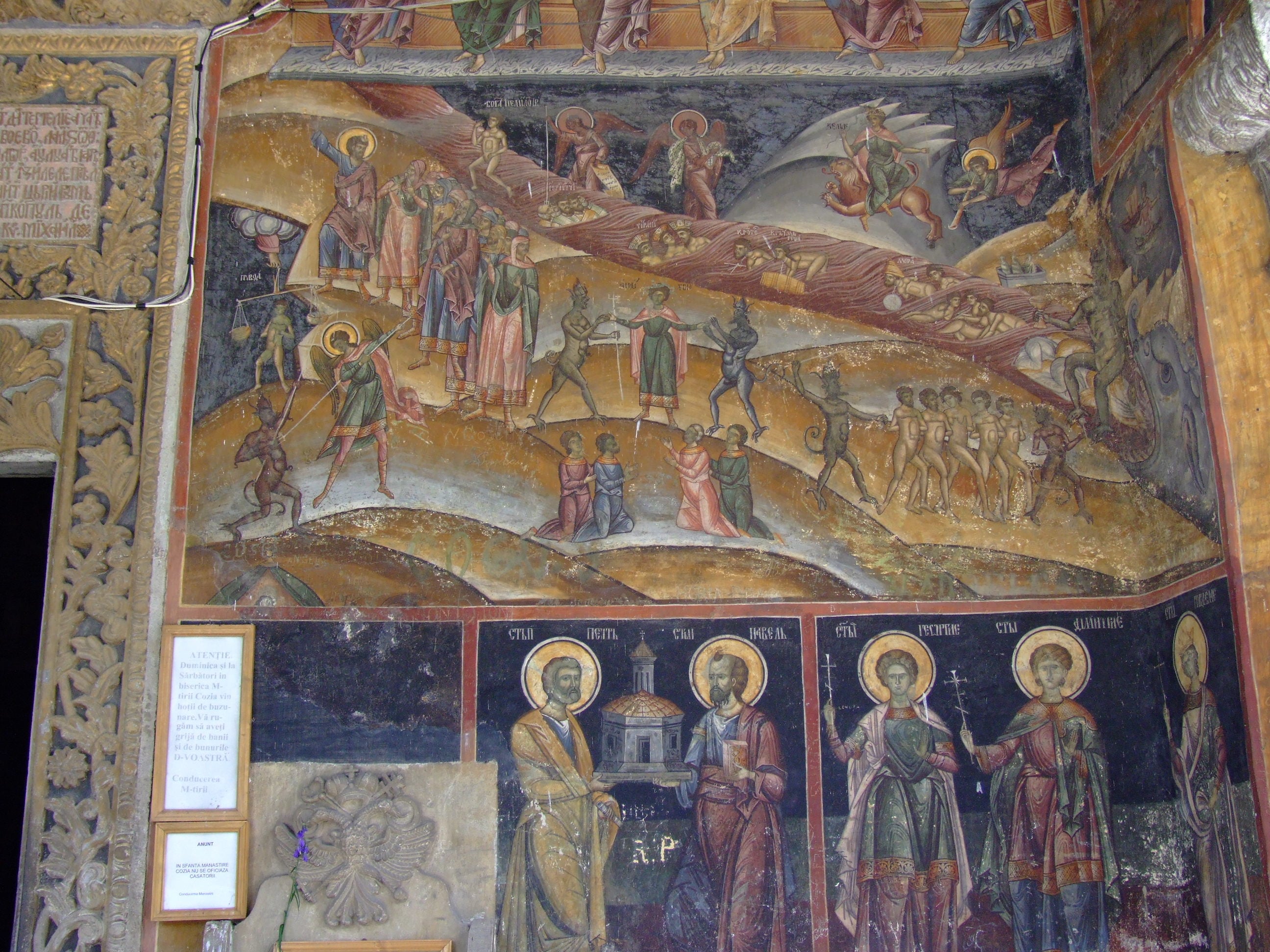 The Last Judgment: Fresco Cycle at Cozia Monastery