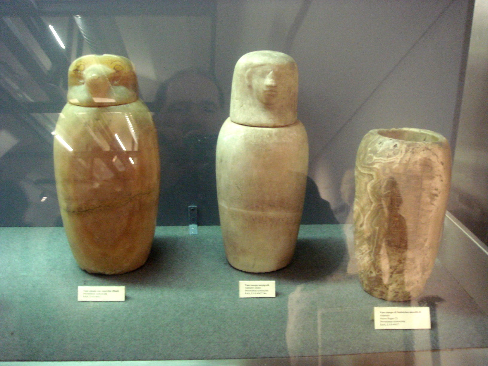 1894 - Milano - Museo egizio - Vasi canopi - Foto Giovanni Dall'Orto - 14-Feb-2008